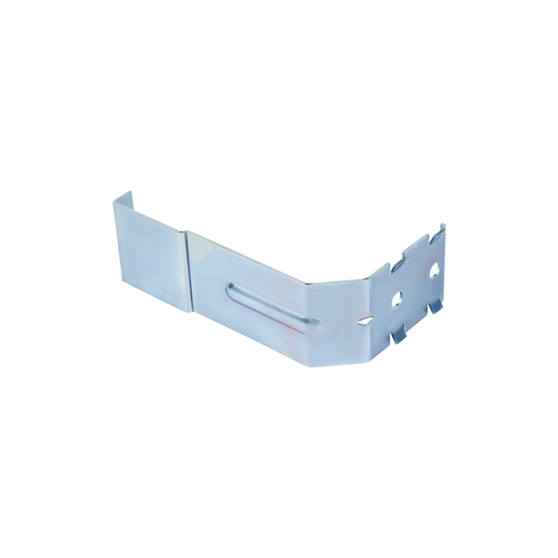 Metal bracket with zinc plated surface finish