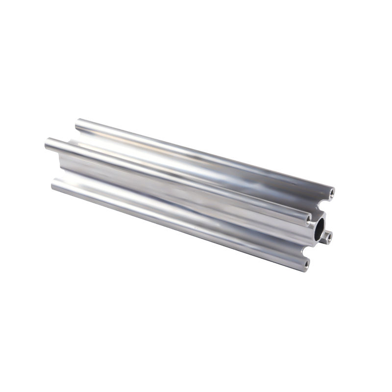 Aluminum extrusion and machine forming connection pipe