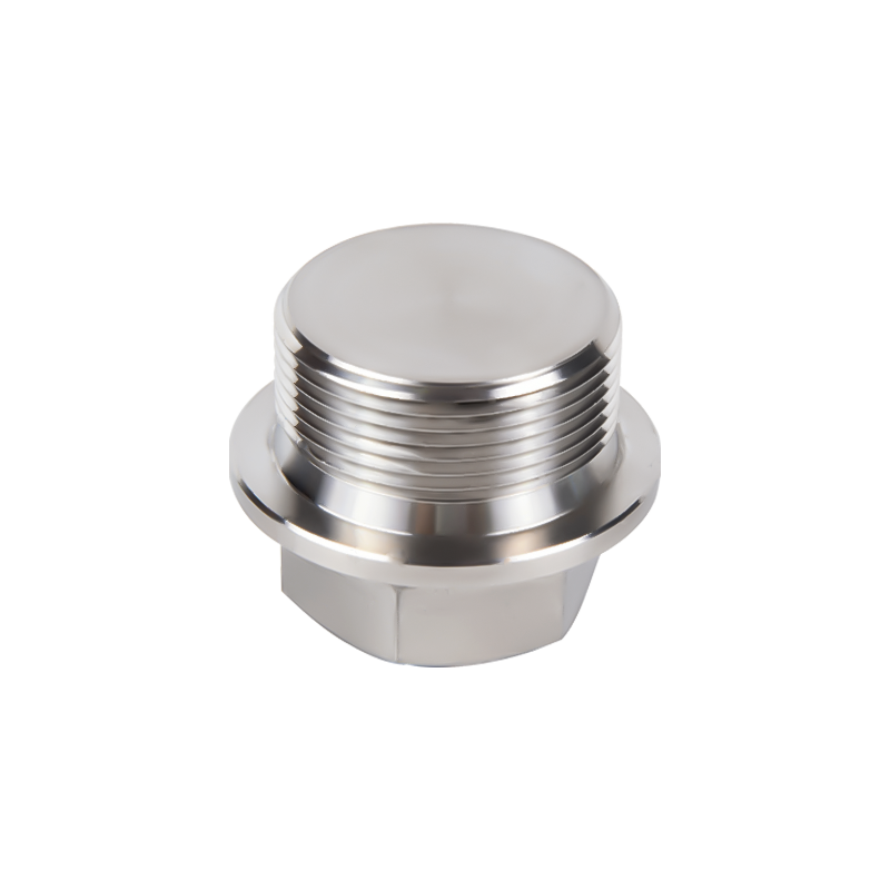 Non-standard machine forming hex head threaded plug