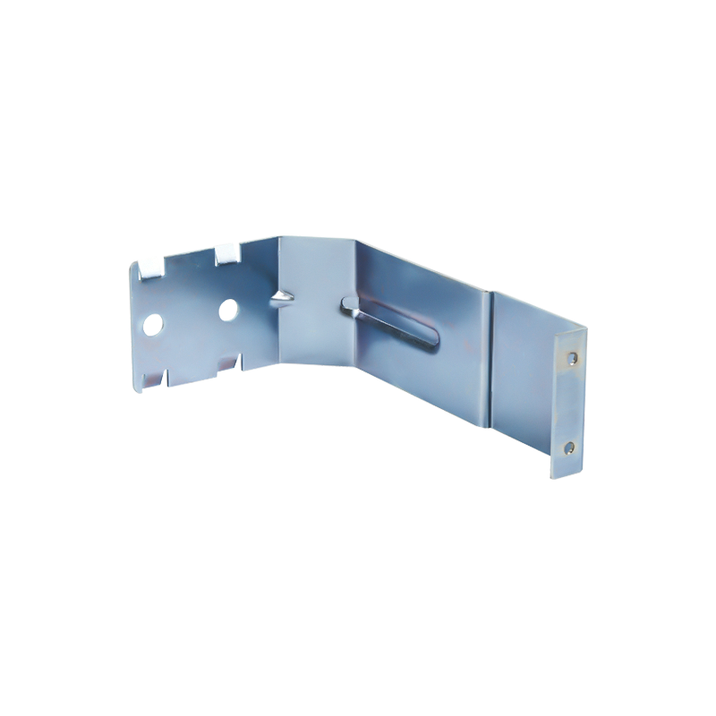 Metal bracket with zinc plated surface finish