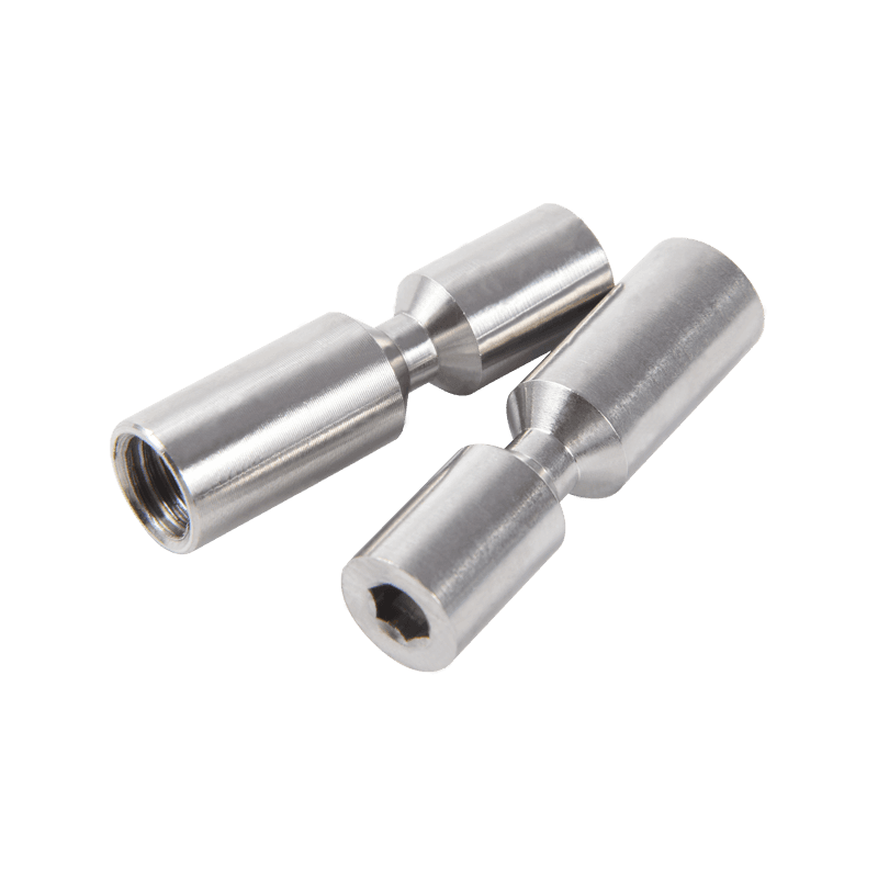 Customized precision double head connector